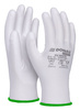 Rękawice Donau Safety PU White rozm.7 białe
