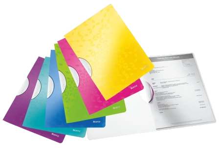 Skoroszyt z klipsem Leitz Wow A4 30k zielony