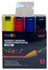 Markery z farbą plakatową Uni POSCA PC-8K 4 kolory