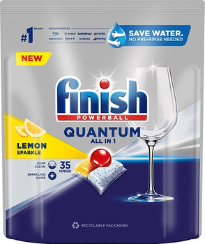 Kapsułki do zmywarki Finish Quantum All-in-1 Lemon (35)