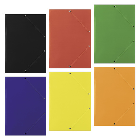 Teczka kartonowa z gumką Donau A4/400g czarna