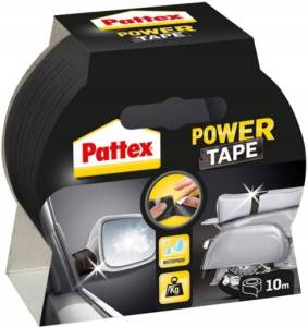PATTEX POWER TAPE - CZARNA 10 m x 50 mm