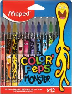 FLAMASTRY MAPED COLOR'PEPS MONSTER 12 KOLORÓW