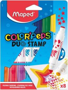 FLAMASTRY DWUSTRONNE COLOR'PEPS DUOSTAMP MAPED 8 KOLORÓW